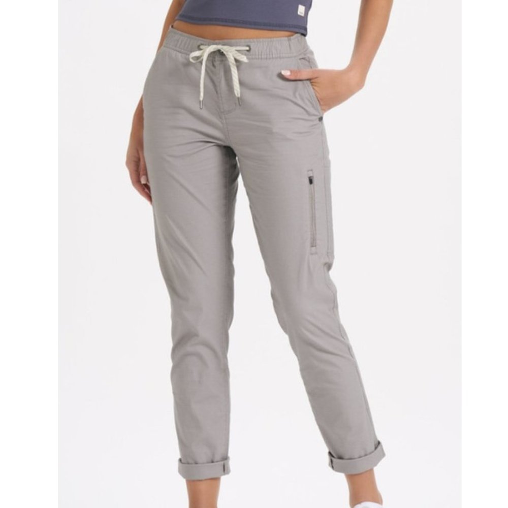 Vuori Womens Ripstop Pant Medium Grey Stormy